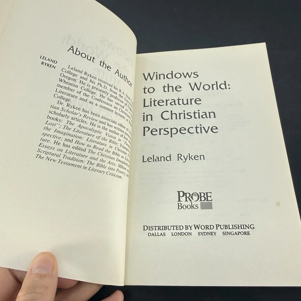 Windows to the World: Literature in Christian Perspective by Ryken, Leland